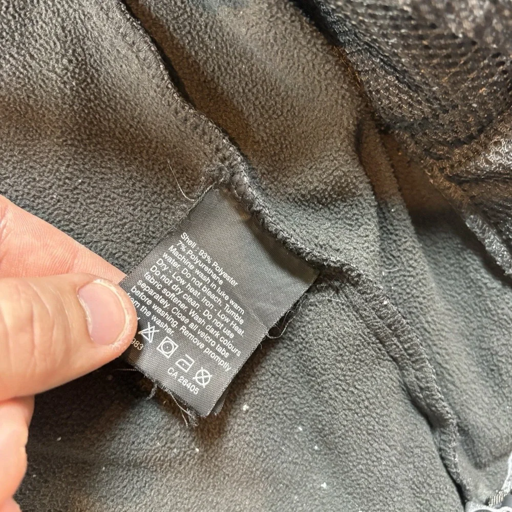 Helly Hansen Men Paramount Softshell Jacket Large Grey Fleece Lined Workwear